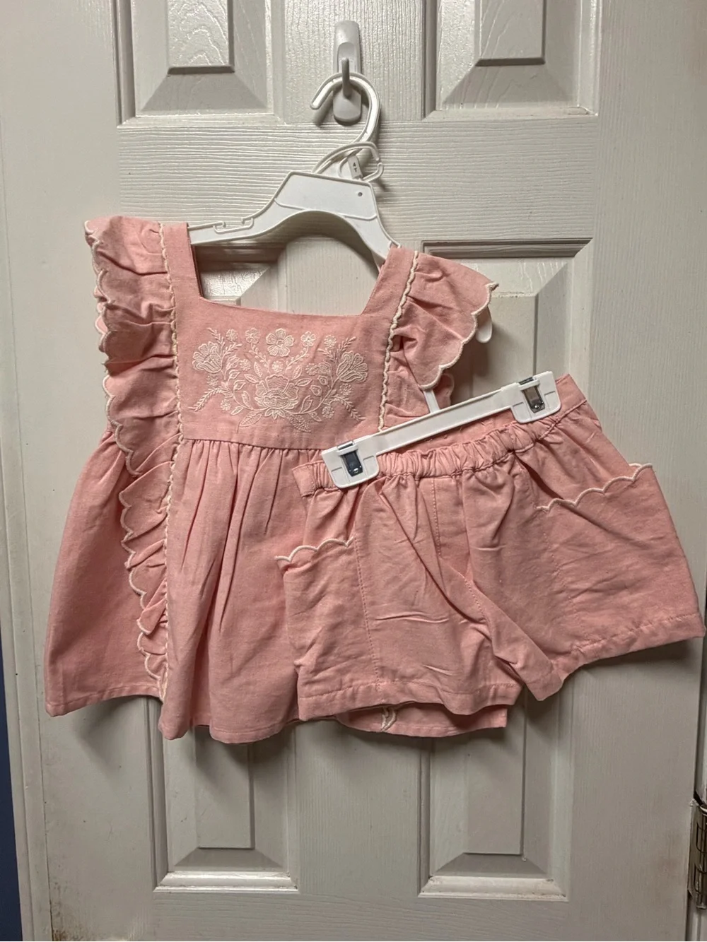 Joie Pink Lightweight Linen-Blend Top